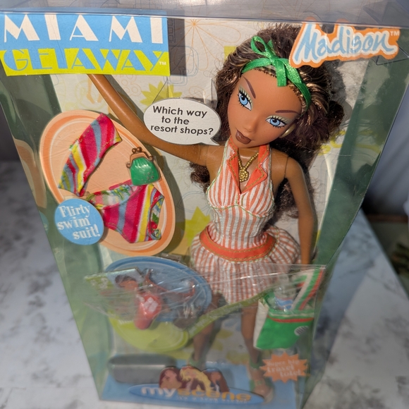 Madison Miami Getaway Doll with Striped Outfit